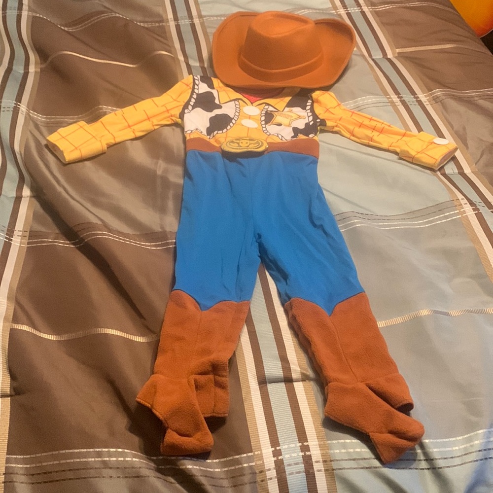 Baby Disney Toy Story Woody Deluxe Halloween Costume Jumpsuit